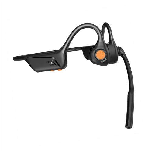 eppfun Open-Ear Bluetooth Kopfhörer mit dual Mikrofon CVC 8.0 Rauschunterdrückung, APTX LL/APTX HD Sportkopfhörer für Sport Radfahren Laufen Meeting von eppfun