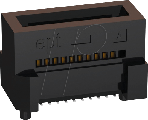 EC.8 20 - Direktsteckverbinder EC.8 20 polig, SMT, RM 0,8mm von ept