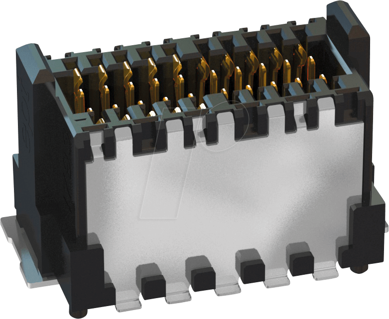 ZERO8 20 P 2,65 - Zero8 p gerade 2.65mm shield 20 polig, MID,  geschirmt von ept