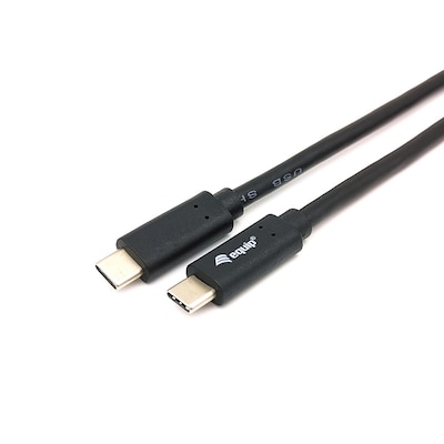 EQUIP 128347 USB 3.2 Gen 1 C auf C Kabel, M/M,  2.0m, PD 60W,  5Gbps, Schwarz von equip