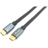 EQUIP 128353 USB 3.2 Gen 2 C auf C Kabel 0.5m, PD100W 4K/60Hz 10Gbps Schwarz von equip