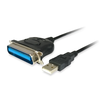 EQUIP 133383 USB-A auf Parallel Adapterkabel, schwarz von equip
