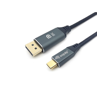EQUIP 133421 USB-C auf DisplayPort-Premium-Kabel, M/M, 1.0 m, 8K/60 Hz von equip