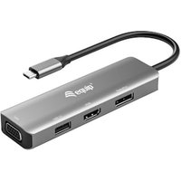 EQUIP 133485 USB-C auf HDMI/DisplayPort/VGA/USB-Adapter EQUIP 133485 USB-C auf HDMI/DisplayPort/VGA/USB-Adapter von equip