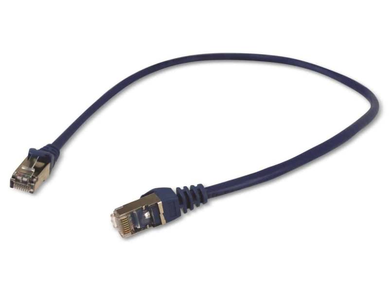 EQUIP CAT.5e Patchkabel, 0,5m, blau, 8P8C, F/UTP von equip