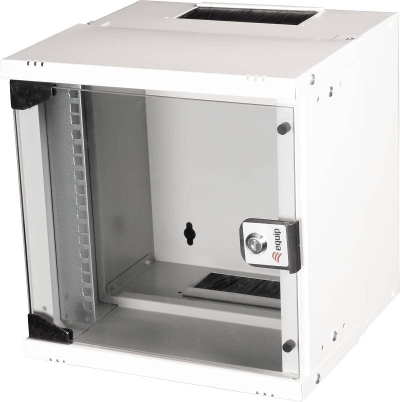 EQUIP EWM063030G - 10'' Netzwerkschrank, 6 HE, Flatpack, grau von equip