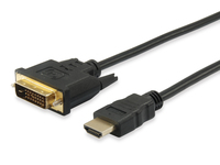 Equip 119323 Videokabel-Adapter 3 m HDMI DVI-D Schwarz von equip