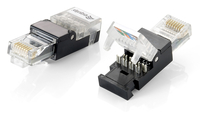 Equip 121165 Drahtverbinder RJ-45 Schwarz, Transparent von equip