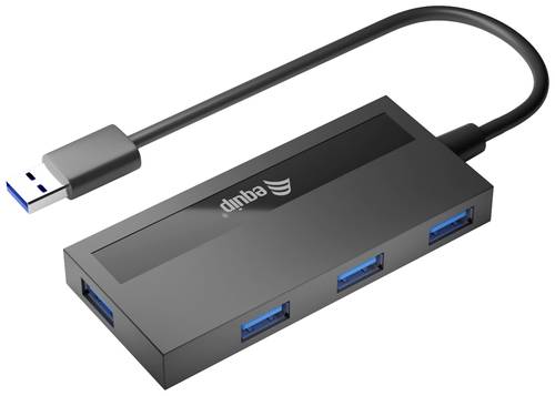 Equip 128956 4 Port USB 3.2 Gen 1-Hub (USB 3.0) Schwarz von equip