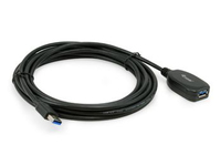 Equip 133346 USB Kabel USB 3.2 Gen 1 (3.1 Gen 1) 5 m USB A Schwarz von equip