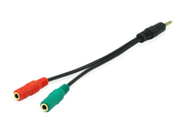 Equip 147943 Audio-Kabel 1,5 m 2 x 3.5mm 3.5mm Schwarz von equip