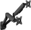 Equip 17-32 Dual Monitor Wandhalterung - 18 kg - 43,2 cm (17) - 81,3 cm (32) - 75 x 75 mm - 100 x 100 mm - Schwarz (650138) von equip