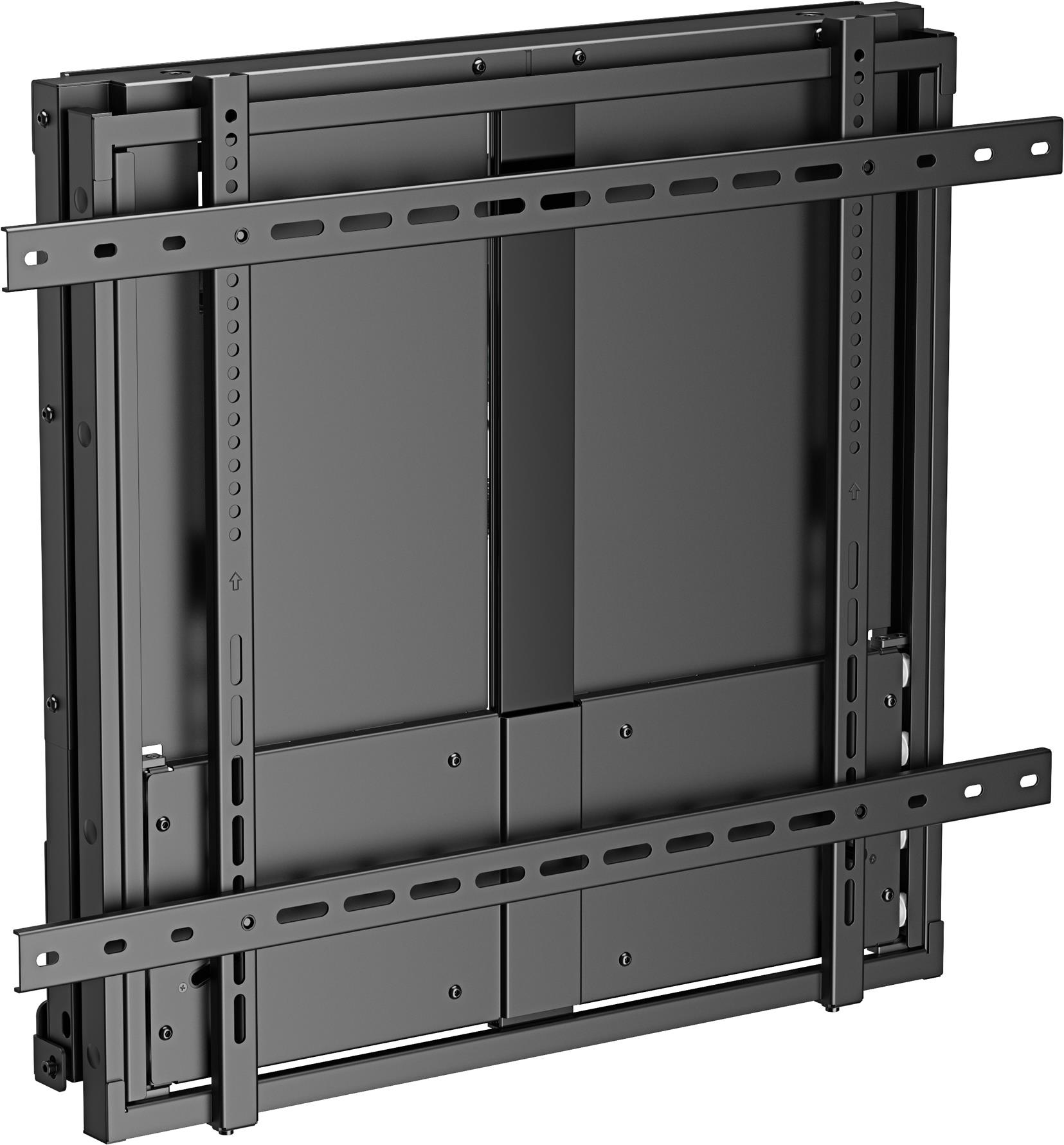 Equip 60-100 Interaktive Auf-Ab-TV-Wandhalterung - 152,4 cm (60) - 2,54 m (100) - 200 x 200 mm - 800 x 600 mm - Aluminium - Kunststoff - Edelstahl - Schwarz (650346) von equip