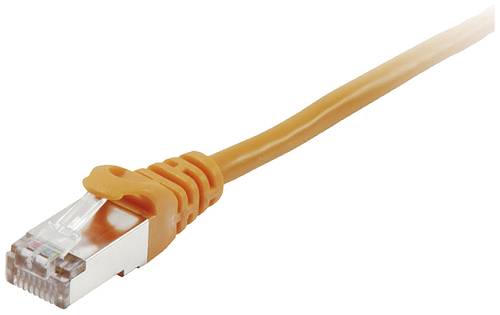 Equip 605574 RJ45 Netzwerkkabel, Patchkabel CAT 6 S/FTP 5.00m Orange vergoldete Steckkontakte 1St. von equip