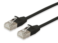 Equip Cat.6A F/FTP Slim-Patchkabel, 2.0m, Black Equip Cat.6A F/FTP Slim-Patchkabel, 2.0m, Black von equip