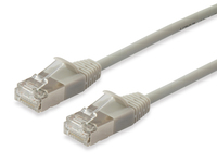 Equip Cat.6A F/FTP Slim-Patchkabel, 5.0m, Beige von equip