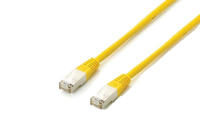 Equip Cat.6A PlatinumS/FTP Patchkabel, 5.0m, Gelb von equip