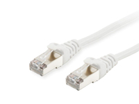 Equip Cat.6A S/FTP Patchkabel, 0.5m, Weiß Equip Cat.6A S/FTP Patchkabel, 0.5m, Weiß von equip