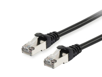 Equip Cat.6A S/FTP Patchkabel, 5.0m, Schwarz von equip
