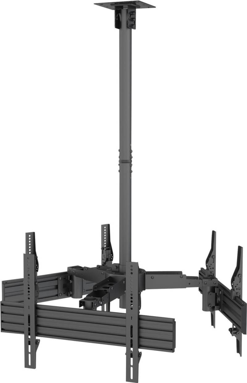 Equip Deckenhalterung 81,30cm (32)-65 Flat Screen schwarz Triple (650371) von equip