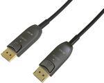 Equip - DisplayPort-Kabel - DisplayPort (M) zu DisplayPort (M) - DisplayPort 1.4 - 50 m - aktiv, unterstützt 8K 30 Hz (7680 x 4320) - Schwarz von equip