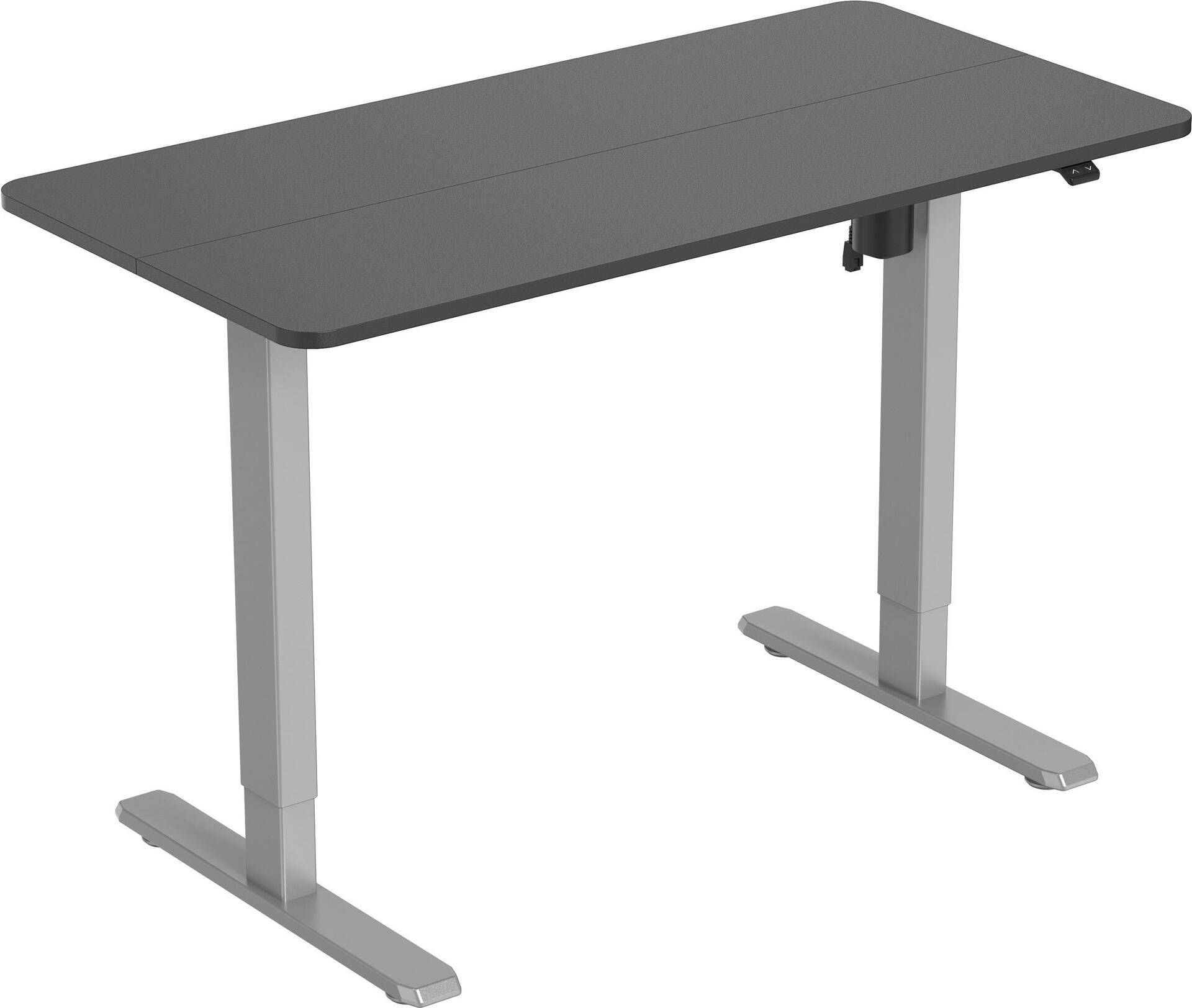 Equip Elektrisches-Sitz- Steh-Tischgestell - mit Tischplatte - grau - Gerade - Rechteckige Form - Kunststoff - Edelstahl - Homeoffice - Büro - Matt (650811) von equip