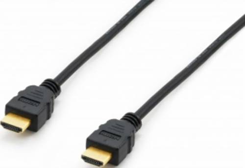 Equip HDMI Anschlusskabel HDMI-A Stecker 1.80m Schwarz 119350 vergoldete Steckkontakte HDMI-Kabel von equip