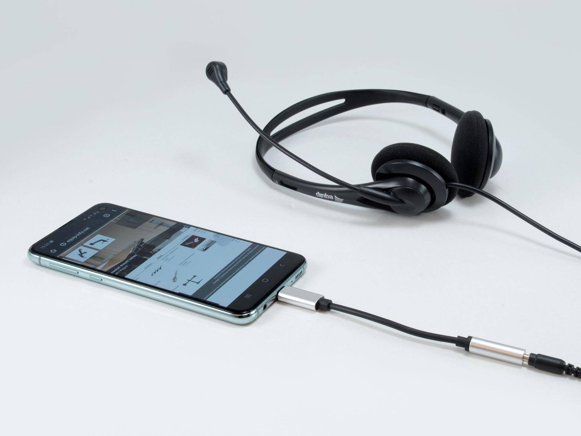 Equip Life - Audio-Adapter - USB-C m�nnlich zu Stereo Mini-Klinkenstecker weiblich - 15 cm von equip