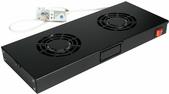 Equip Lüftermodul 19 für Serverschränke 4xLüfter RAL9005 (EZF-2-B) von equip
