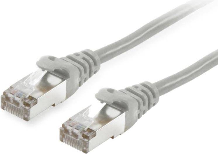 Equip Patchkabel Cat6   S/FTP 2xRJ45 30.00m grau        LSZH Polybeutel von equip