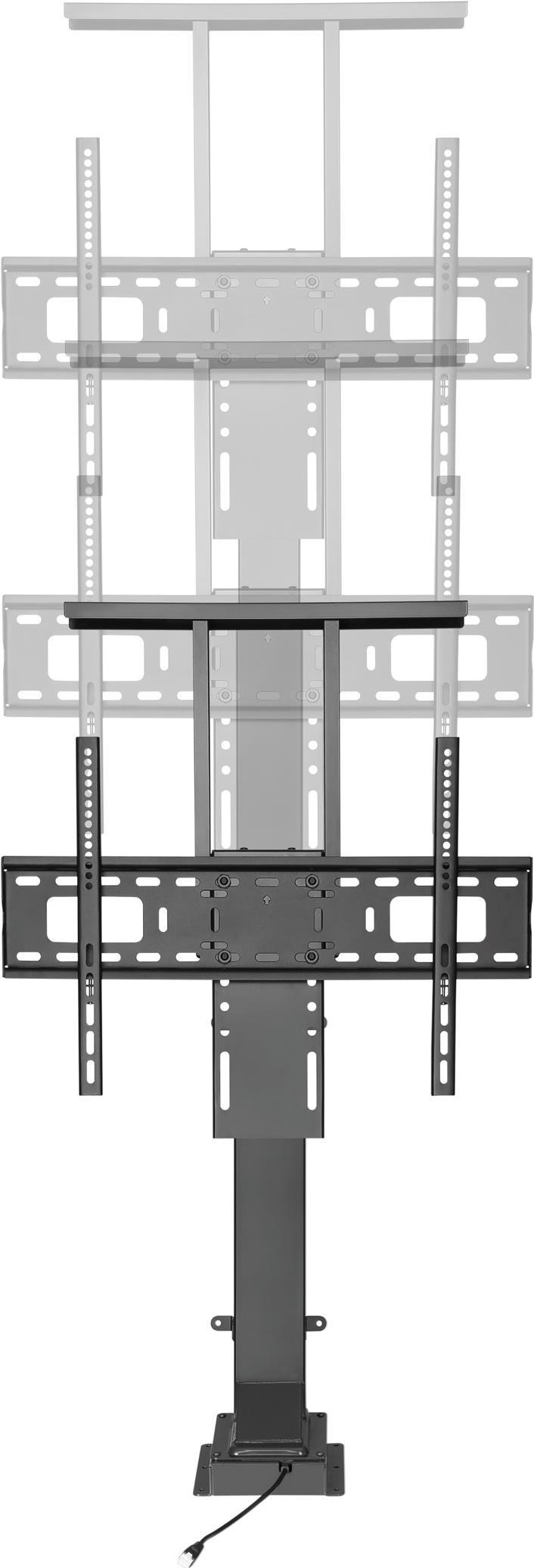 Equip Pro - Aufstellung für LCD TV (motorisiert) - Kunststoff, Aluminium, Stahl - Schwarz - Bildschirmgröße: 94-165.1 cm (37-65) von equip