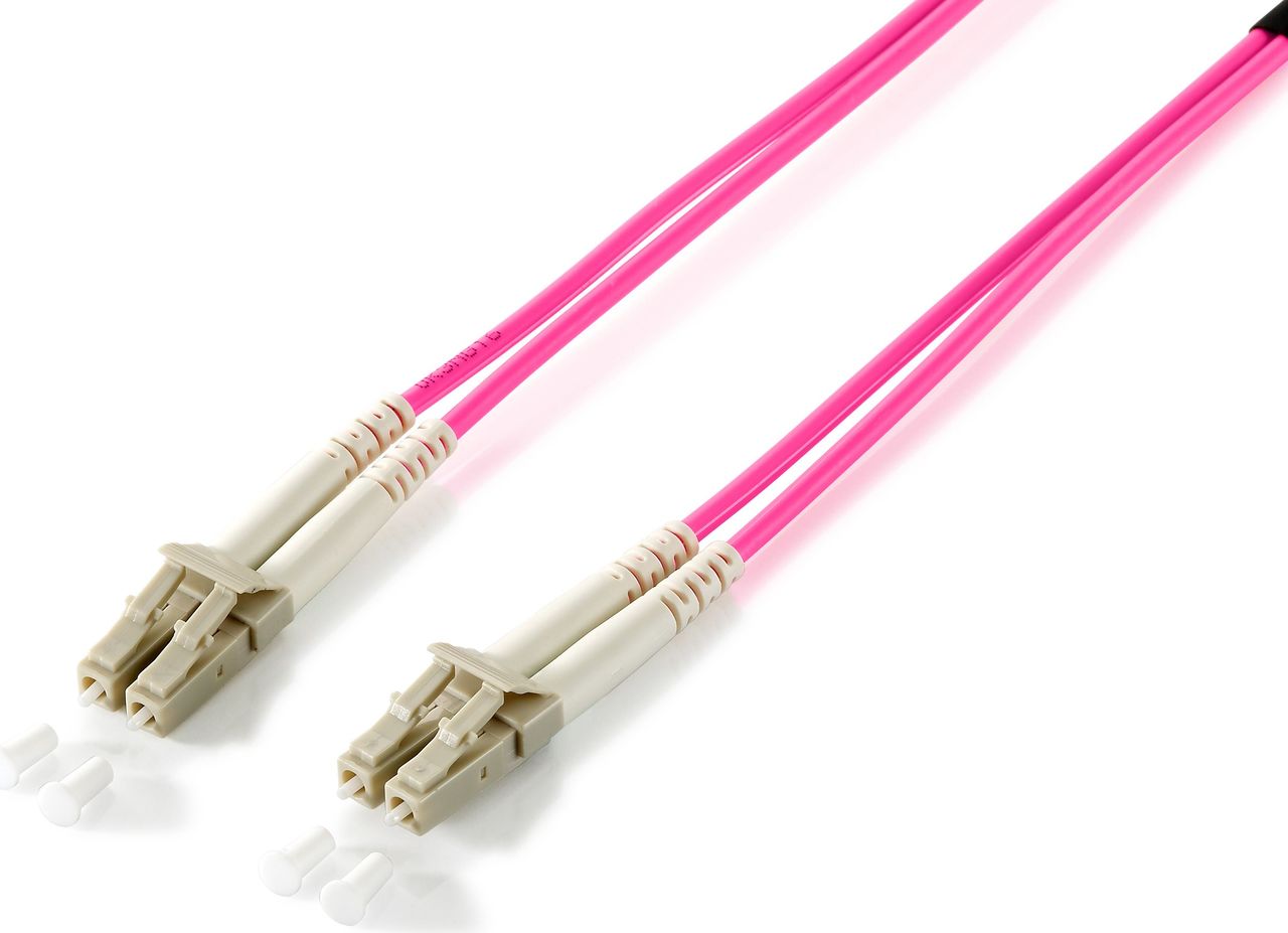 Equip Pro - Patch-Kabel - LC Multi-Mode (M) - LC Multi-Mode (M) - 10,0m - Glasfaser - 50/125 Mikrometer - OM4 - halogenfrei - violett (255516) von equip
