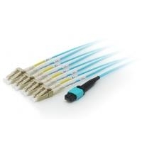 Equip Pro - Patch-Kabel - MTP Multimode (W) - LC Multi-Mode (M) - 15,0m - Glasfaser - 50/125 Mikrometer - OM4 - Aquamarin (25556707) von equip