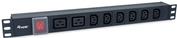 Equip Steckdosenleiste 19 1HE 8fach IEC C20 1.8m Alu. Sch - Steckdosenleiste - 1,8 m (333316) von equip