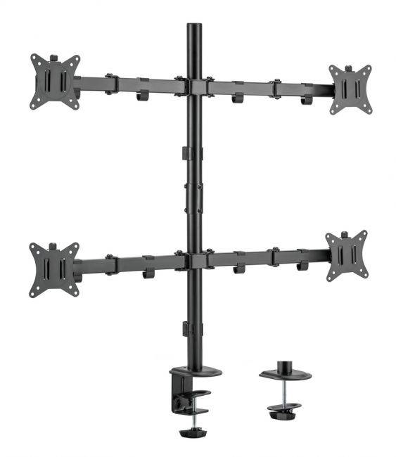 Equip Tischhalterung 17-32/ 4TFT je 9kg 360°            sw lite Retail von equip