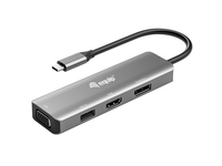 Equip USB-C auf HDMI/DisplayPort/VGA/USB-Adapter Equip USB-C auf HDMI/DisplayPort/VGA/USB-Adapter von equip