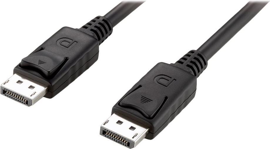 Equip - Videoadapter - DisplayPort (M) zu DisplayPort (M) - 2,0m - unterstützt 4K 60 Hz (3840 x 2160), bis zu 21,6 Gbps Datenrate - Schwarz (Packung mit 15) (159332) von equip
