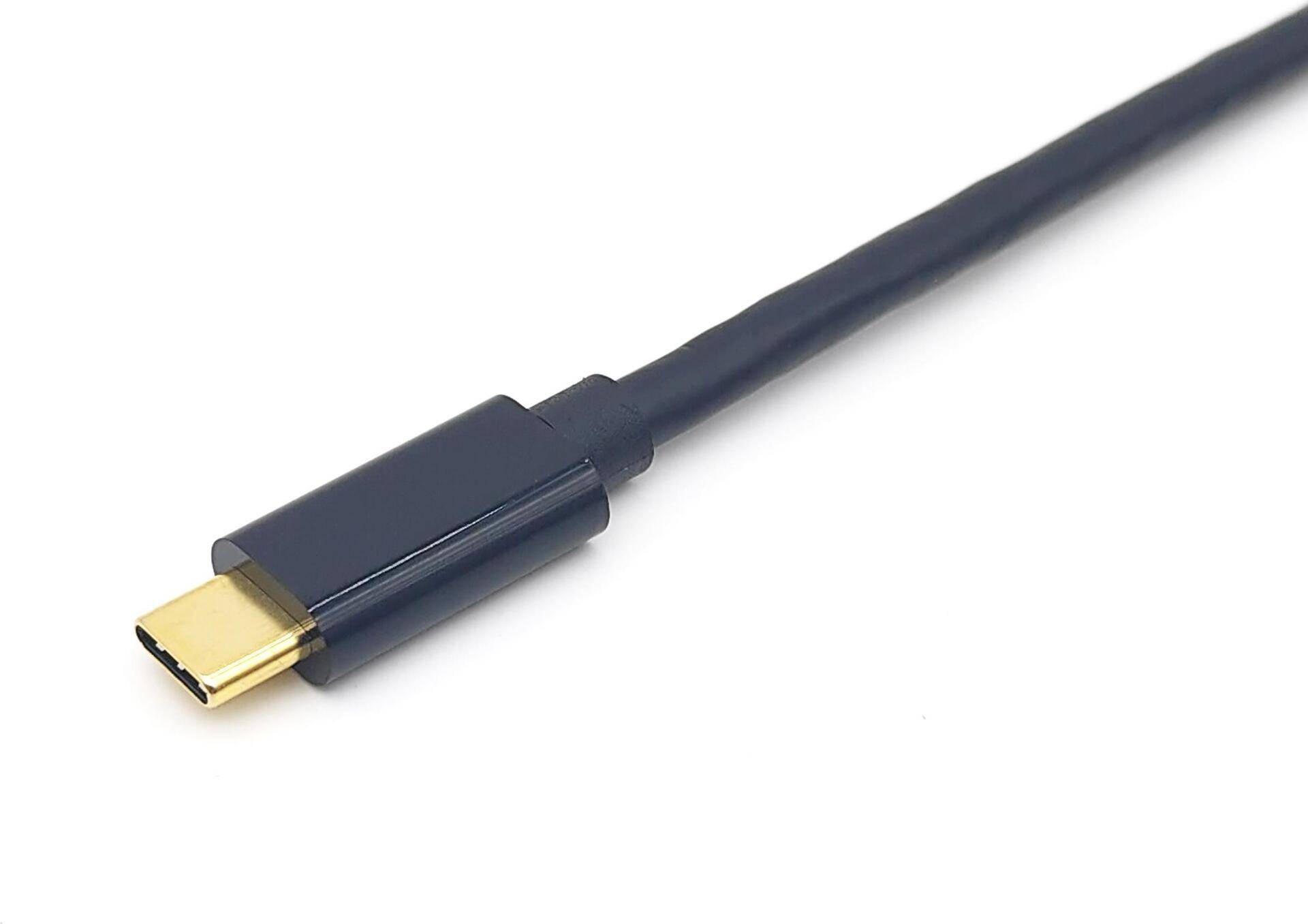equip - Adapterkabel - USB-C männlich zu HDMI männlich - 3 m - Schwarz - unterstützt 4K 30 Hz (3840 x 2160), 1080p-Unterstützung, 240 Hz, Support von 2K 144 Hz von equip