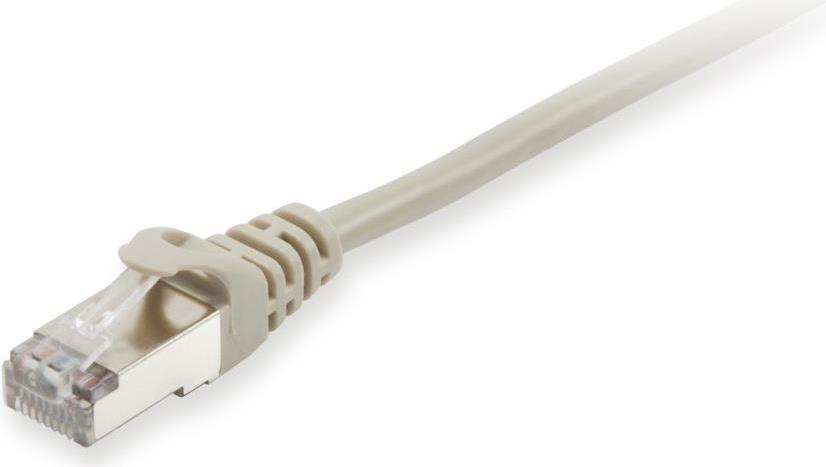 equip - Patch-Kabel - RJ-45 (M) zu RJ-45 (M) - 10 m - SFTP, PiMF - CAT 6 - geformt, verseilt - Grau (Packung mit 9) von equip