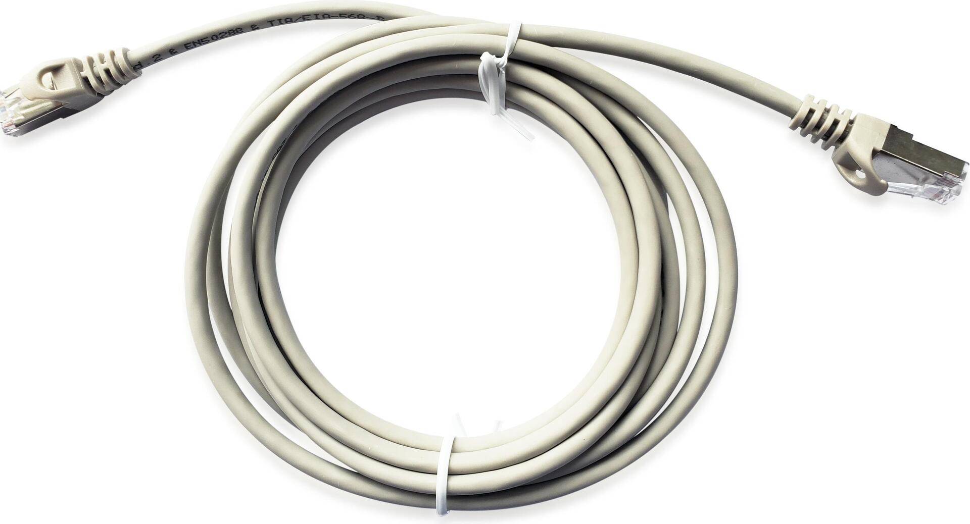 equip - Patch-Kabel - RJ-45 (M) zu RJ-45 (M) - 2 m - SFTP, PiMF - CAT 6 - geformt, verseilt - Grau (Packung mit 34) von equip