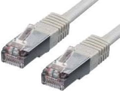 equip - Patch-Kabel - RJ-45 (M) zu RJ-45 (M) - 20 m - SSTP-Kabel - CAT 6 - halogenfrei, geformt, verseilt - Grau von equip