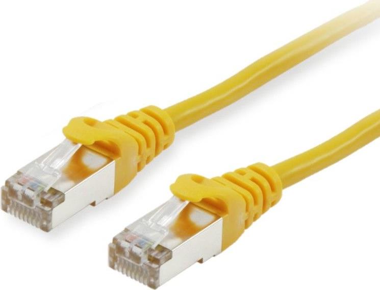 equip - Patch-Kabel - RJ-45 (M) zu RJ-45 (M) - 30 m - S/FTP - CAT 6 - geschirmt, halogenfrei, geformt, verseilt - Gelb (615564) von equip