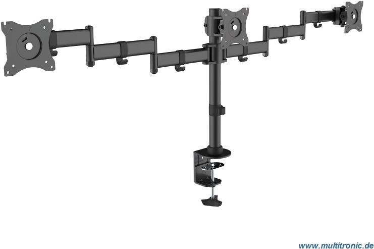 equip - Tischhalterung für 2 LCD-Displays - Bildschirmgröße: 33-68,6 cm (13-27) (650116) von equip