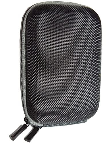 Hartschalentasche New Edition schwarz kompatibel zur Digitalkamera Panasonic Lumix DC-TZ99 von equipster