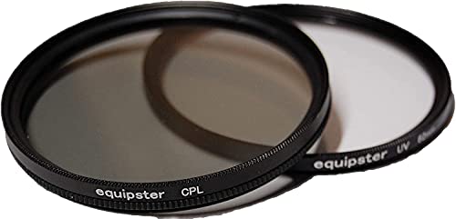 equipster UV + Polfilter Set kompatibel zu Sony FE 28-60 mm 4-5.6 (SEL2860) von equipster