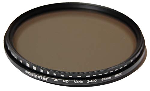 equipster Variabler Graufilter/Neutraldichtefilter ND 2-400 für Sigma 18-250mm f3.5-6.3 DC Makro OS HSM [Nikon] von equipster
