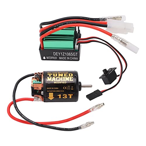 13T 540 und 65A ESC gebürsteter Motor ESC Combo für Axial für Scx10 90046 für Traxxas Tamiya RC Auto Motor Elektromotoren Teile 13T 540 und 65A ESC gebürsteter Motor ESC Combo für Axial für Scx10 90046 für Traxxas Tamiya RC Auto Motor Elektromotoren Teile von equlup