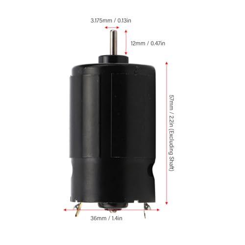 550 gebürstetem Motor mit Kabel 320A gebürstetem ESC, RC -Autos Boot 55 -t hohe Torsion niedriger Geräusch Elektrikbürstenmotor für axiale RC -Auto -Upgrade -Teile von equlup