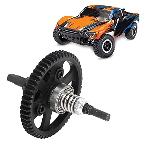 Differentialschuhkupplung, 54T -Stahlsporngetriebe Differential Zahnstiftkupplungsbaugruppe Austausch für Traxxassklash 4x4 1/10 RC -Auto -Upgrade Teil (Schwarz) von equlup