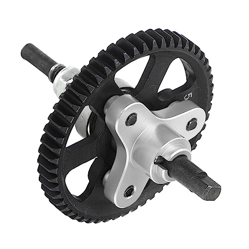 Differentialschuhkupplung, 54T -Stahlsporngetriebe Differential Zahnstiftkupplungsbaugruppe Austausch für Traxxassklash 4x4 1/10 RC -Auto -Upgrade Teil (Silber) von equlup